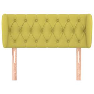 vidaXL Zagł&oacute;wek uszak, zielony, 103x23x78/88 cm, tkanina