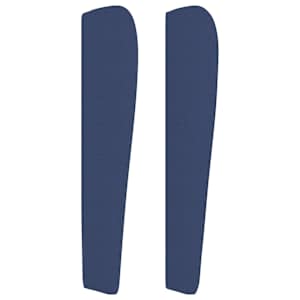 Čelo postele typu ušák modré 163x23x118/128 cm textil - obrázek 5