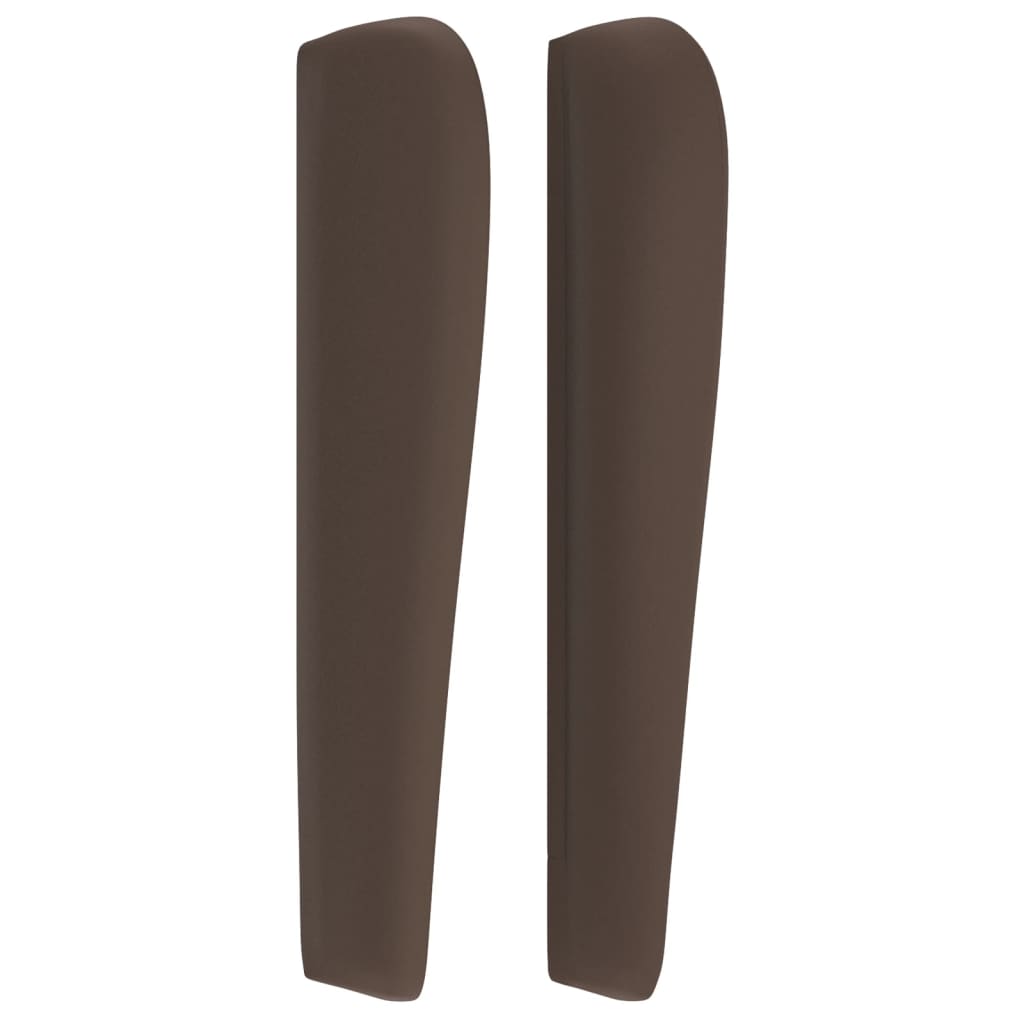 barna műbőr fejtámla szárnyakkal 83 x 23 x 118/128 cm