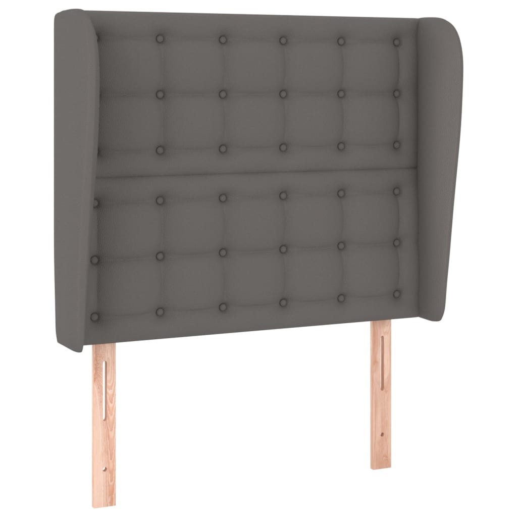 vidaXL ÄŚelo postele typu uĹˇĂˇk ĹˇedĂ© 83 x 23 x 118/128 cm umÄ›lĂˇ kĹŻĹľe