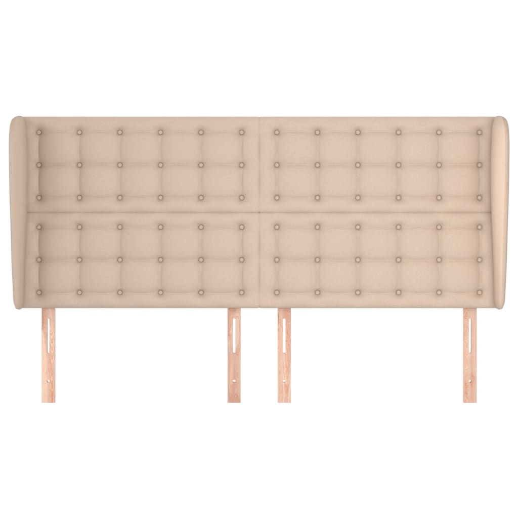 Thumbnail - vidaXL Kopfteil mit Ohren Cappuccino-Braun 183x23x118/128cm Kunstleder