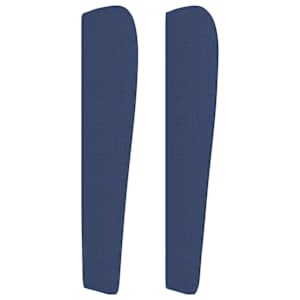 Čelo postele typu ušák modré 93x23x118/128 cm textil - obrázek 4