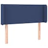 vidaXL voodipeats servadega, sinine, 93x16x78/88 cm, kangas