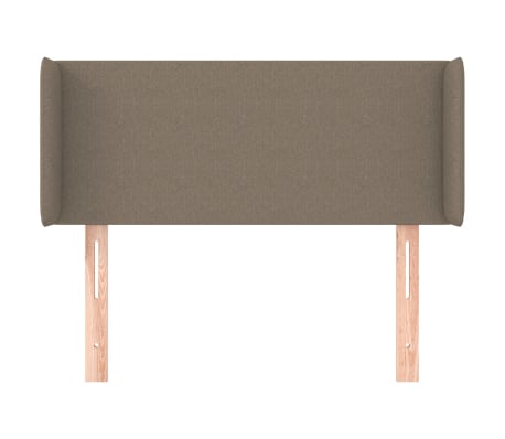 vidaXL Vzglavje z ušesi taupe 103x16x78/88 cm blago