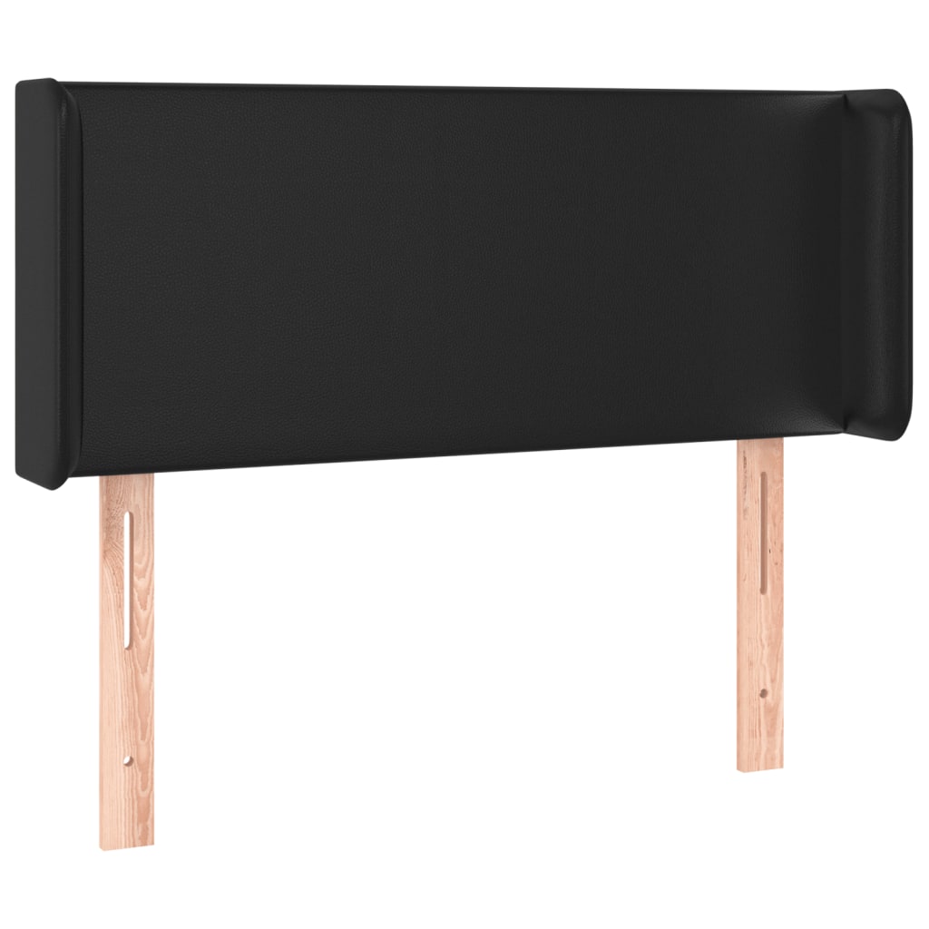 vidaXL Čelo postele typu ušák černé 83 x 16 x 78/88 cm umělá kůže