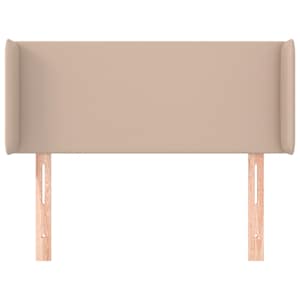 Čelo postele typu ušák cappuccino 83 x 16 x 78/88 cm umělá kůže - obrázek 3
