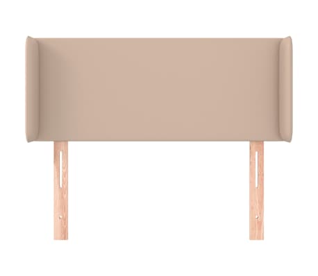 vidaXL Tête de lit avec oreilles Cappuccino 93x16x78/88 cm Similicuir