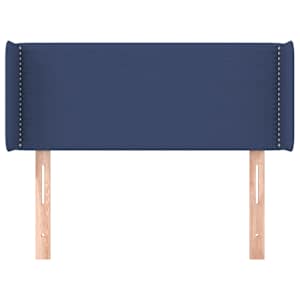 vidaXL Uzglavlje s u&scaron;ima plavo 83x16x78/88 cm od tkanine