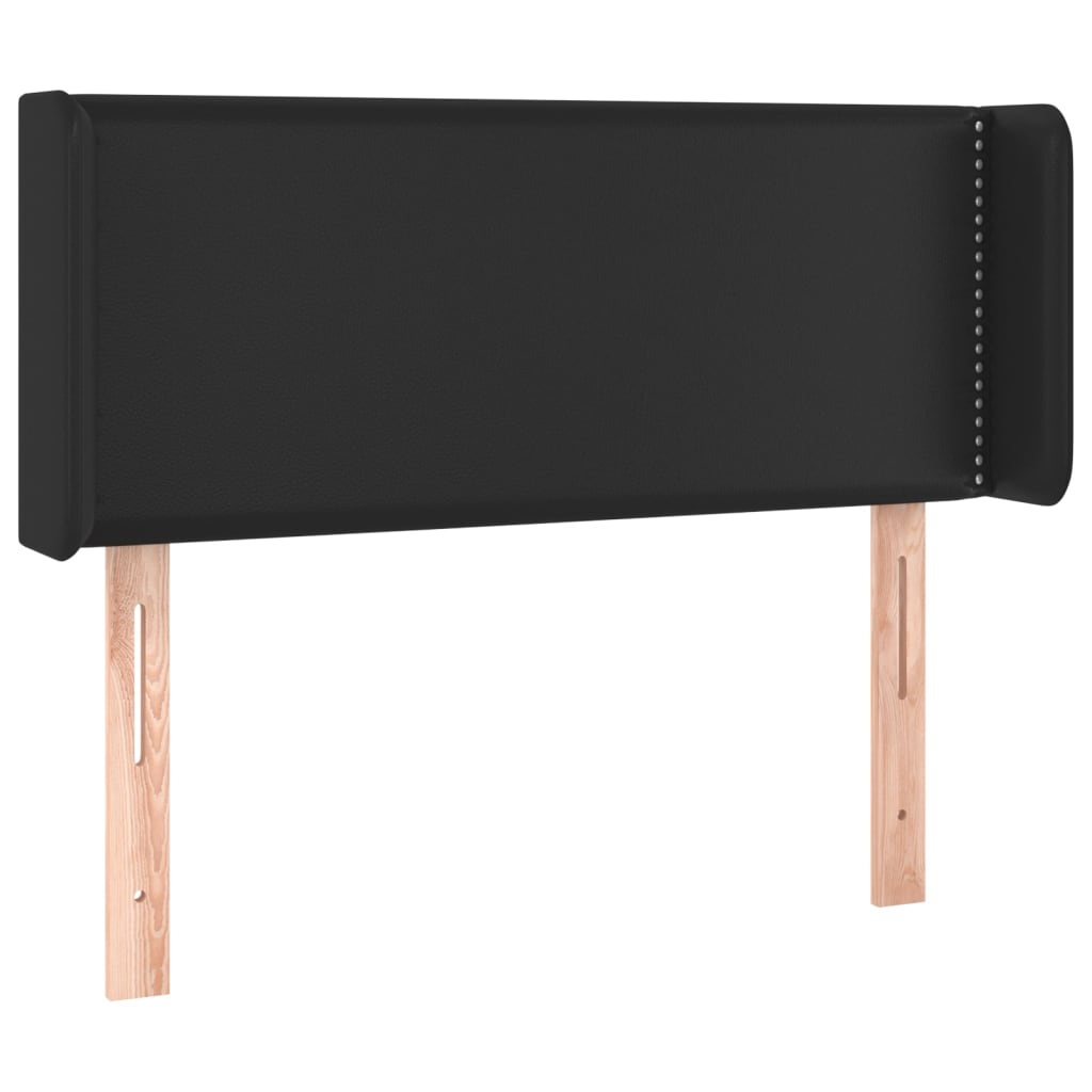 vidaXL Čelo postele typu ušák černé 83 x 16 x 78/88 cm umělá kůže