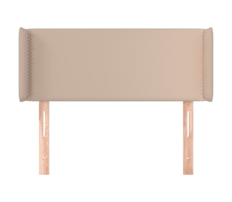 vidaXL T&ecirc;te de lit avec oreilles Cappuccino 83x16x78/88 cm Similicuir
