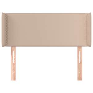 vidaXL T&ecirc;te de lit avec oreilles Cappuccino 83x16x78/88 cm Similicuir