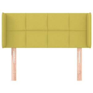 Čelo postele typu ušák zelené 93x16x78/88 cm textil - obrázek 3