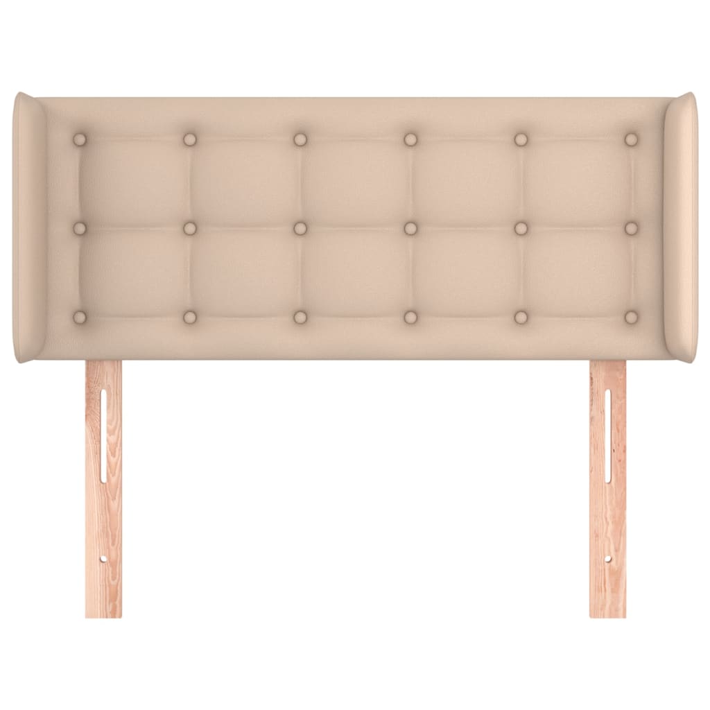 vidaXL Tête de lit avec oreilles Cappuccino 83x16x78/88 cm Similicuir