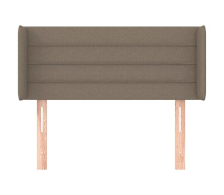 vidaXL Cabecero de tela gris taupe 93x16x78/88 cm