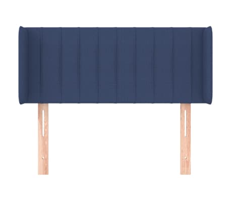 vidaXL Κεφαλάρι με Πτερύγια Μπλε 83x16x78/88 εκ. Υφασμάτινο