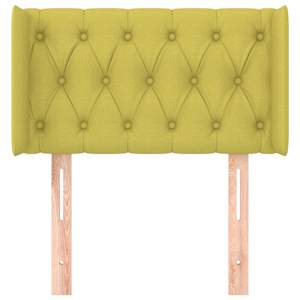 vidaXL galvgalis ar malām, 83x16x78/88 cm, zaļ&scaron; audums