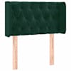 vidaXL voodipeats servadega, tumeroheline, 83x16x78/88 cm, samet