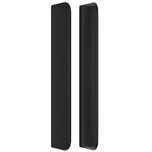 Čelo postele typu ušák černé 203x16x118/128 cm umělá kůže - obrázek 4