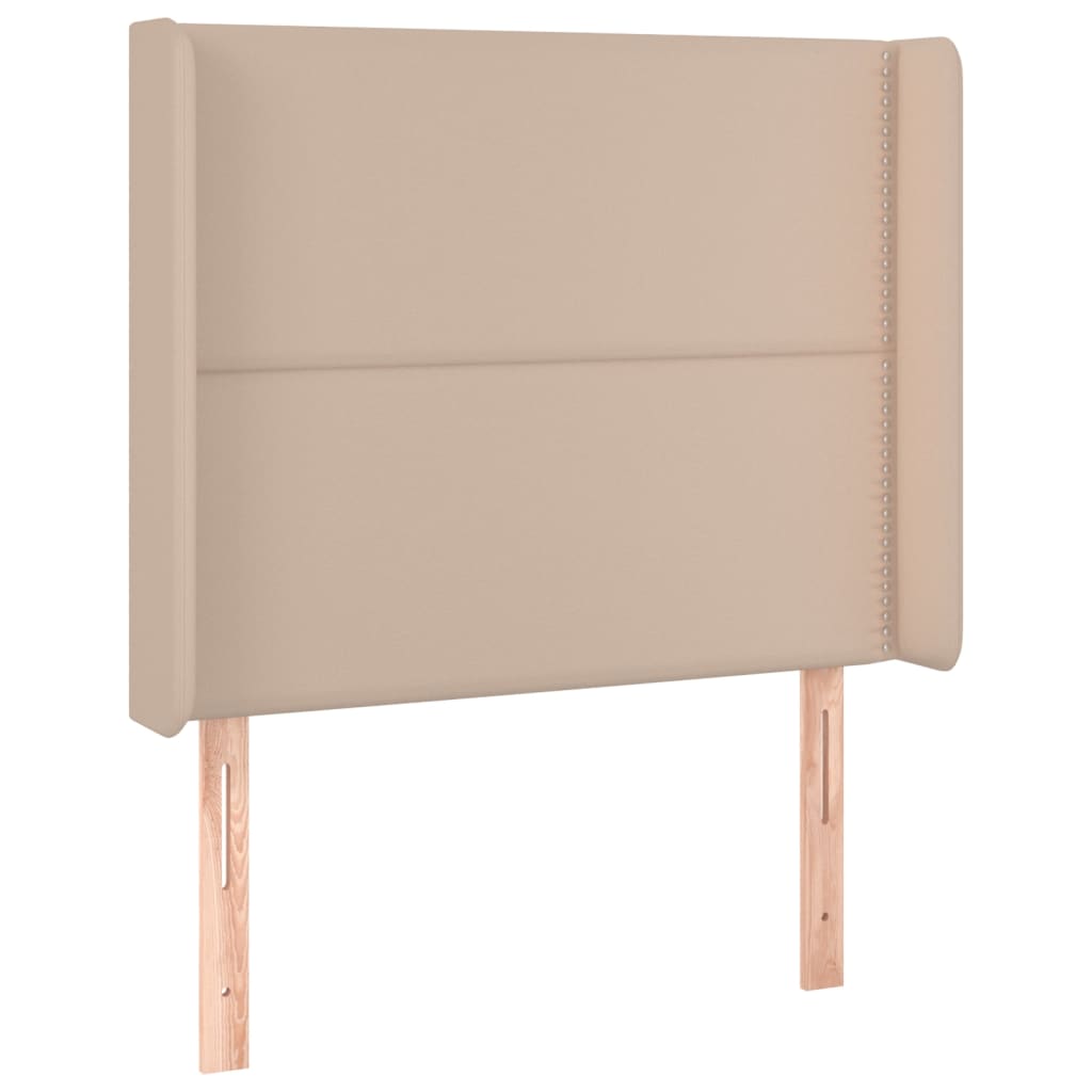 vidaXL ÄŚelo postele typu uĹˇĂˇk cappuccino 103x16x118/128 cm umÄ›lĂˇ kĹŻĹľe