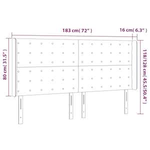Čelo postele typu ušák tmavě zelená 183x16x118/128 cm samet - obrázek 7