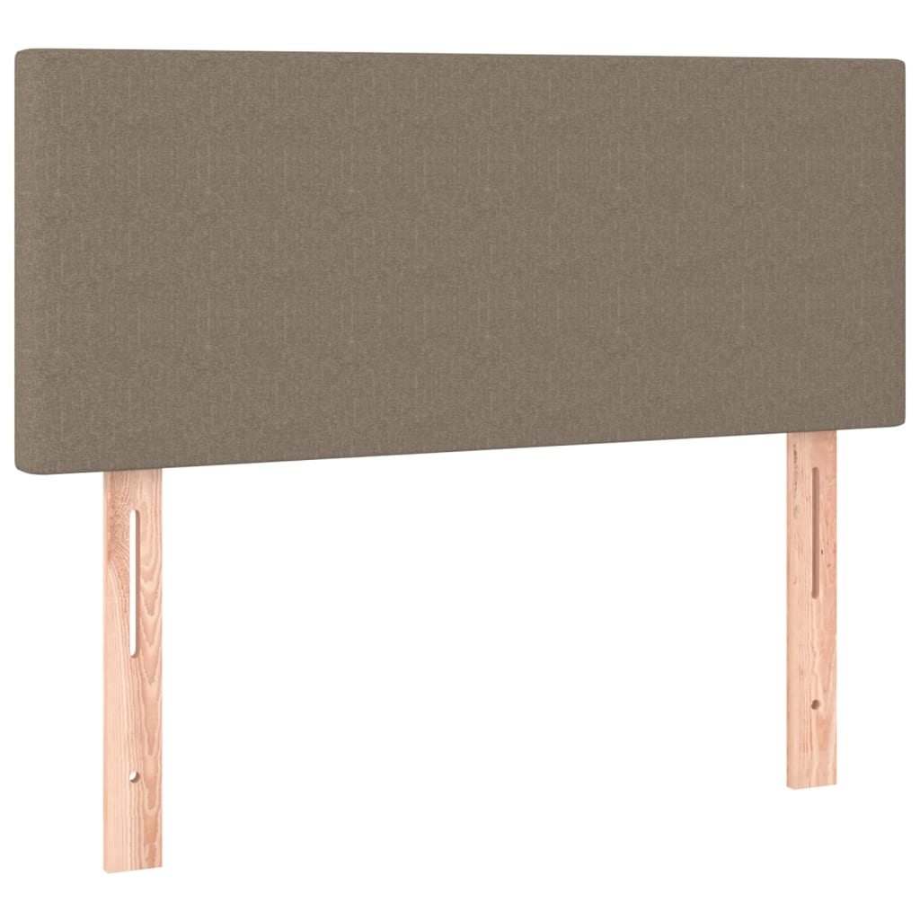 LED posteljno vzglavje taupe 90x5x78/88 cm blago