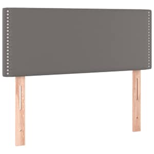 Čelo postele s LED šedé 100x5x78/88 cm umělá kůže - obrázek 4