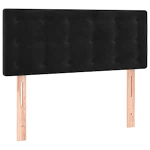 Čelo postele s LED černé 80 x 5 x 78/88 cm samet - obrázek 4