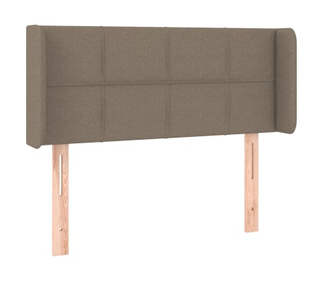 vidaXL Hoofdbord LED 83x16x78/88 cm stof taupe