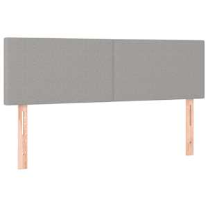 Box spring postel s matrací světle šedá 140 x 200 cm textil - obrázek 6