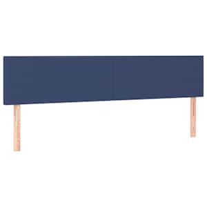 Box spring postel s matrací modrá 180x200 cm textil - obrázek 6