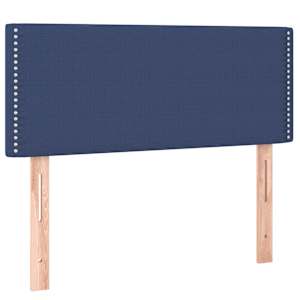Box spring postel s matrací modrá 90x190 cm textil - obrázek 11