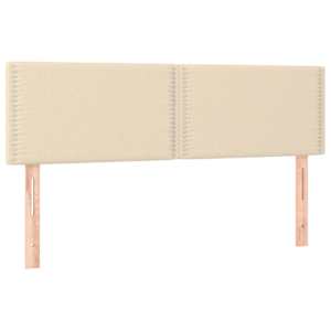 Box spring postel s matrací krémová 140x190 cm textil - obrázek 6