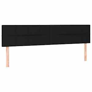 Box spring postel s matrací černá 160x200 cm textil - obrázek 6