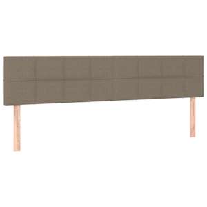 Box spring postel s matrací taupe 180x200 cm textil - obrázek 6