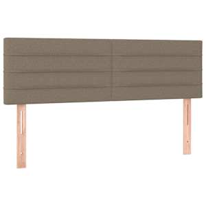 Box spring postel s matrací taupe 140x190 cm textil - obrázek 6