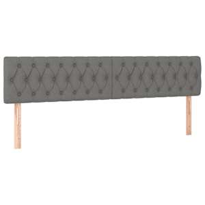 Box spring postel s matrací tmavě šedá 180x200 cm textil - obrázek 6