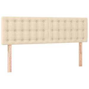 Box spring postel s matrací krémová 140x190 cm textil - obrázek 6