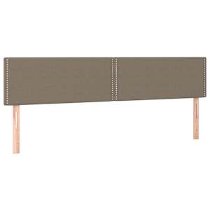 Box spring postel s matrací taupe 200x200 cm textil - obrázek 6