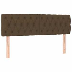 Box spring postel s matrací tmavě hnědá 140x190 cm textil - obrázek 6