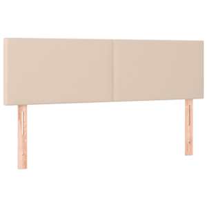Box spring postel s matrací cappuccino 140x190 cm umělá kůže - obrázek 6
