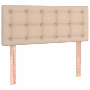 Box spring postel s matrací cappuccino 80 x 200 cm umělá kůže - obrázek 6