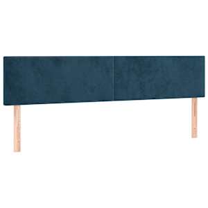 Box spring postel s matrací tmavě modrá 180x200 cm samet - obrázek 6