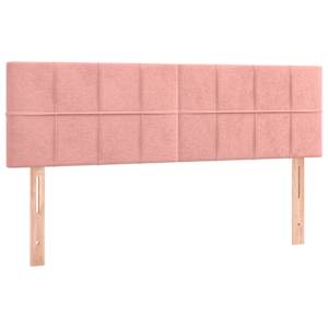 Box spring postel s matrací růžová 140x190 cm samet - obrázek 6