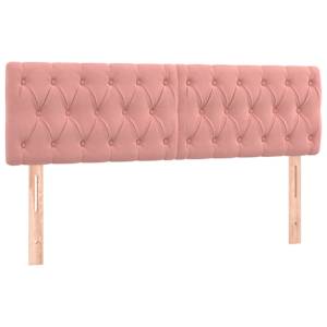 Box spring postel s matrací růžová 140x190 cm samet - obrázek 6