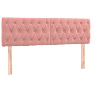 Box spring postel s matrací růžová 160x200 cm samet - obrázek 6