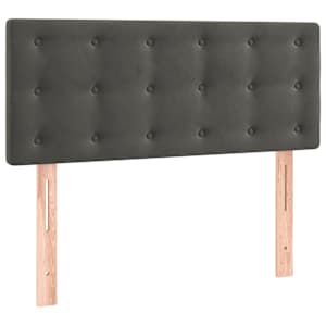 Box spring postel s matrací tmavě šedá 80 x 200 cm samet - obrázek 6