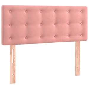 Box spring postel s matrací růžová 80 x 200 cm samet - obrázek 6