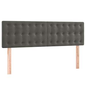 Box spring postel s matrací tmavě šedá 140x200 cm samet - obrázek 6