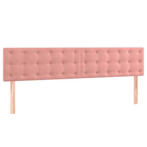 Box spring postel s matrací růžová 180x200 cm samet - obrázek 6