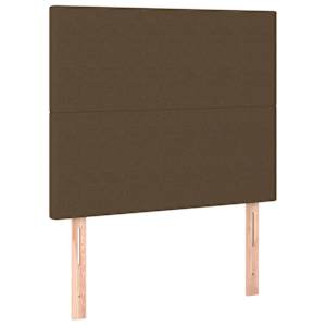 Box spring postel s matrací tmavě hnědá 80x200 cm textil - obrázek 6